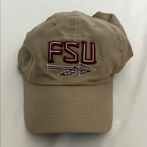 Nike Tan Cap with Maroon Embroidery